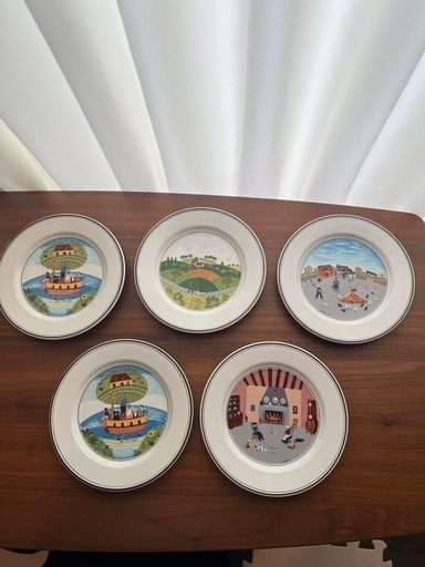 ヴィレロイボッホ　デザインナイーフ　5枚セット