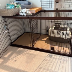 ペティオトイレのしつけが出来るドッグサークルワイド