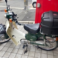【機関良好】スーパーカブ50 リアボックス等付き