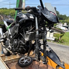 CBR250 事故車 エンジン始動 部品取り レストアベースの画像