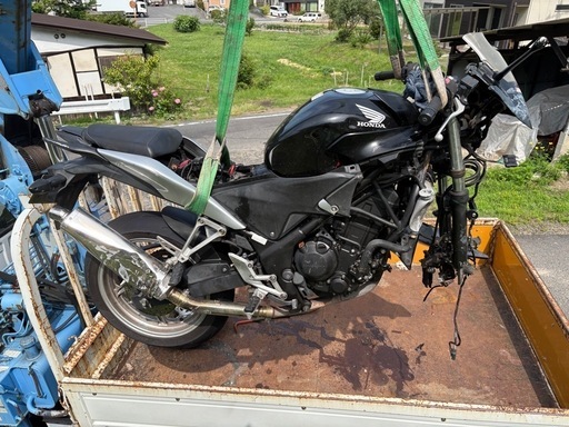 CBR250 事故車 エンジン始動 部品取り レストアベース