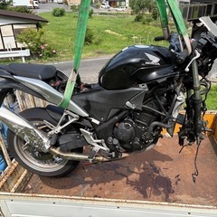 CBR250 事故車 エンジン始動 部品取り レストアベース