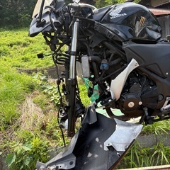 CBR250 事故車 エンジン始動 部品取り レストアベースの画像