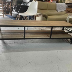 C23★関家具★クラッシュゲート ノットアンティークス ディキシー TVボード ローボード W148㎝ 新品定価約6万の画像