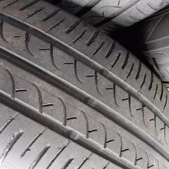 クラウン純正アルミ 15インチ 夏タイヤ 205/65R15  エスティマ トヨタ カムリ 中古４本 トヨタ純正の画像