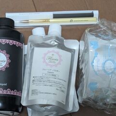 ネイル アクリルリキッド&スカルプパウダー セット (ちさ) 西