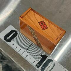 0623-142 寄木細工　楊枝入れの画像