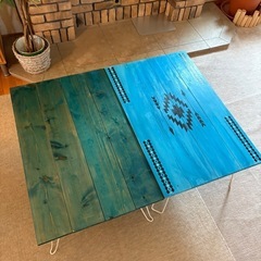 DIY 折りたたみ木製テーブル①の画像