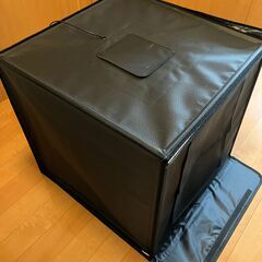 サンワダイレクト 撮影ボックス 60cm 折りたたみ ライト付き...
