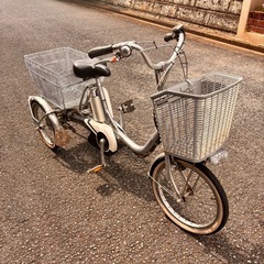 電動アシスト自転車 BRIDGESTONE アシスタ 三輪ワゴンの画像