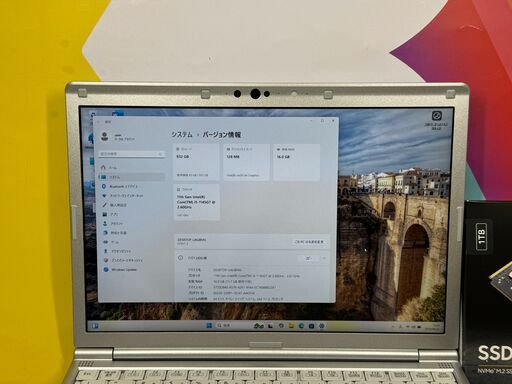 JC0639　美品 16GB 新品 1TB 第11世代 レッツノート CF-SV1 12.1型　大容量　軽量