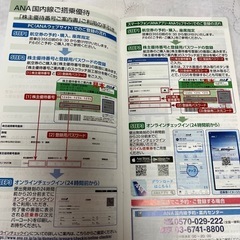 ANA株主優待搭乗券3枚セット
の画像