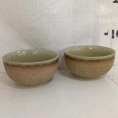 0623-060 陶器　茶碗　2つセット