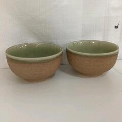 0623-061 陶器　茶碗　2つセット