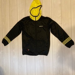 【中古】ももクロ×adidas NEO Labelジャージ上下セット イエロー×ブラック Lサイズ 「ももクロ ポシュレの玉手箱だZ」の画像
