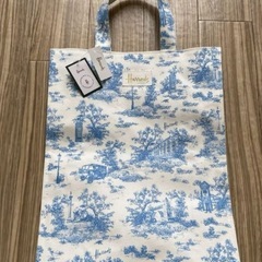 海外限定　ハロッズ　ハンドバッグ　ロイヤルブルー