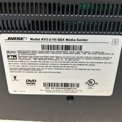 BOSE  3・2・1 GSXの画像