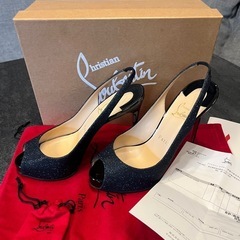 Christian Louboutin ハイヒール　美品　オープントゥ　38の画像