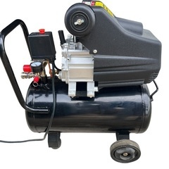 美品 エアコンプレッサー ABD025BK 25L 100V 1.5KW 2HP の画像