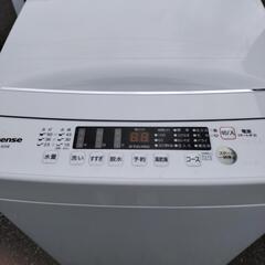 ハイセンス 洗濯機 HW-K55E 2024年製 ホワイト 5.5kg (買取