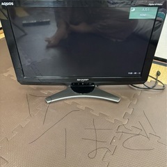 7月1日消去シャープAQUOS液晶テレビ20インチ2010年製