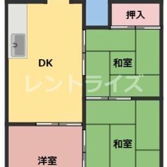 🉐🈳名古屋市港区3DK/駅徒歩1分/初期費用10万円以下も可/事...