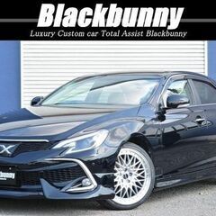 【自社ローン】トヨタ  マークX 250G Blackレザー　♪オンライン商談OKの画像