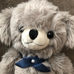 くまのぬいぐるみ　グレーの画像