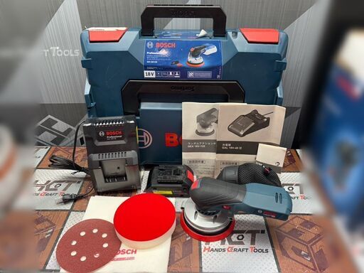 【中古】ボッシュ BOSCH GEX18V-125 ランダムアクションサンダー バッテリ×1・充電器付き【ハンズクラフト佐賀】