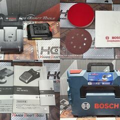【中古】ボッシュ BOSCH GEX18V-125 ランダムアクションサンダー バッテリ×1・充電器付き【ハンズクラフト佐賀】の画像