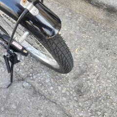 『美品　ＳＡＬＥ　５０％』　折りたたみ自転車　１６インチ　6変速　黒　配達可能の画像