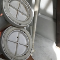 突っ張り棒式物干しの画像