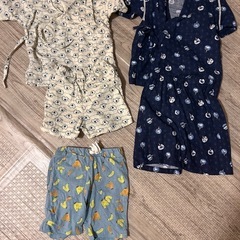 100cmラルフローレン　シャツとパンツ、甚兵衛、靴のセットの画像