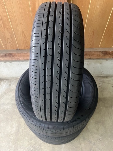 新品外し中古タイヤ交換込み195/65R15 91H ブルーアースRV03年製2024