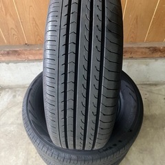 新品に近い中古タイヤ交換込み195/65R15 91H ブルーアースRV03年製2024の画像