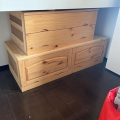 棚？タンス？2個セット　バラ不可　【受付終了】の画像