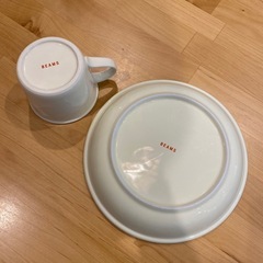 【BEAMS】プレート＆スープマグ 2点セットの画像