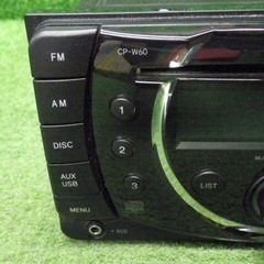 トヨタ　純正　OP-W60　08600-00J10　純正オーディオ　CD　USB　AUX　220926009の画像