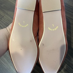 パンプス コーラル Lサイズ 新品未使用品 の画像