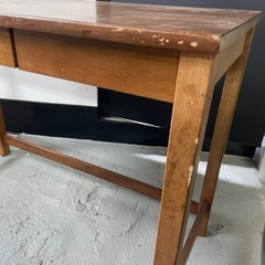 ワークデスク　引き出し付きの画像
