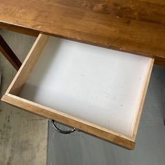 ワークデスク　引き出し付きの画像