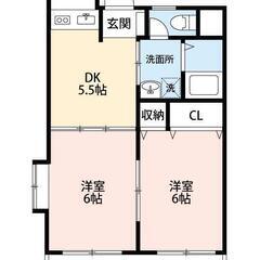 ✨️礼金無料！心地よい陽光が差し込む、静かな住宅地の2DKマンション