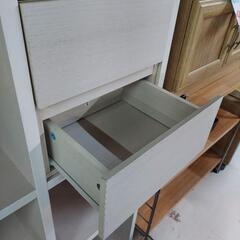 【比較的キレイ✨】多目的ラック　一部引き出し付の画像