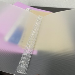 A5ファイル　クリアケースの画像