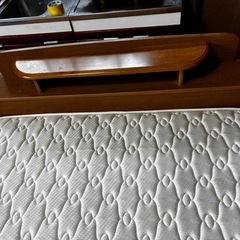 【現状渡し】杉工場　収納付きダブルベッドの画像