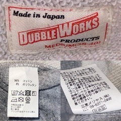 DUBBLEWORKS ダブルワークス 前V リバース カットオフ made in Japan サイズ40 size M vintage ビンテージ ヴィンテージの画像
