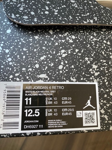 NikeAir Jordan 4 RETRO Military Black サイズ：29.0cm