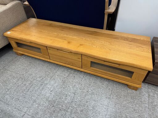 起立木工　テレビボード　ナラ材　D-oak　149L