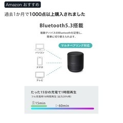 Bluetoothスピーカーの画像