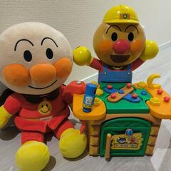 アンパンマンおもちゃセット　とんとん大工さん　ぬいぐるみ　